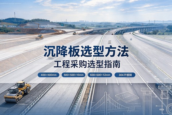 喜德沉降板选择方法