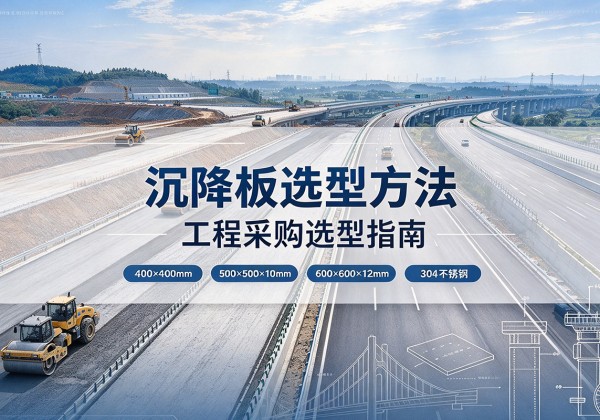 喜德沉降板选择方法